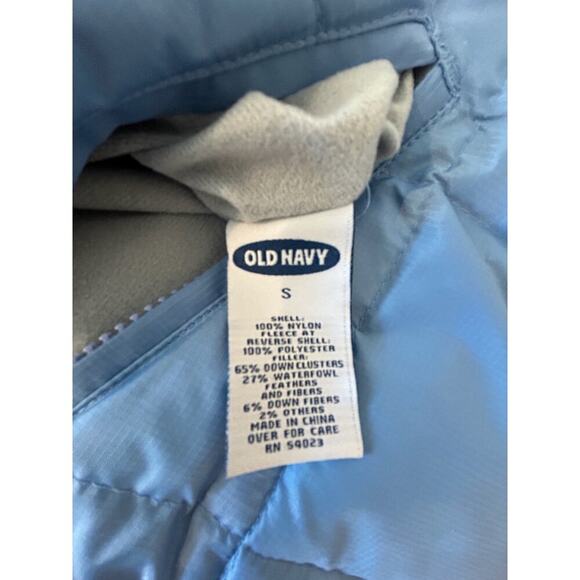 Old Navy Quilted Reversible Old Navy Fleece Puffer Vest Women's Small - Picture 7 of 10